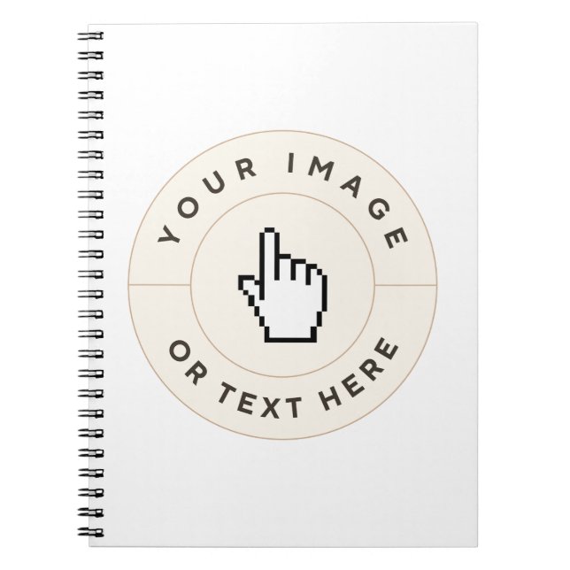 Bärbar spiral - Anpassningsbar (lägg till bild/tex Anteckningsbok (Framsidan)