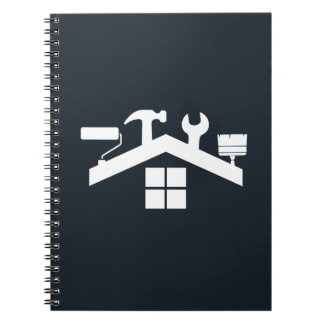 Bärbar spiral-dator, 80 fodrade sidor anteckningsbok