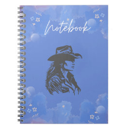 Bärbar spiral-dator med Cowgirl Design Anteckningsbok
