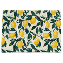 Bärbar Spiral-dator med Lemon Patterned Gult