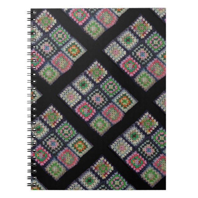 Bärbar spiral-dator - nio korrigeringsfiler afghan anteckningsbok (Framsidan)