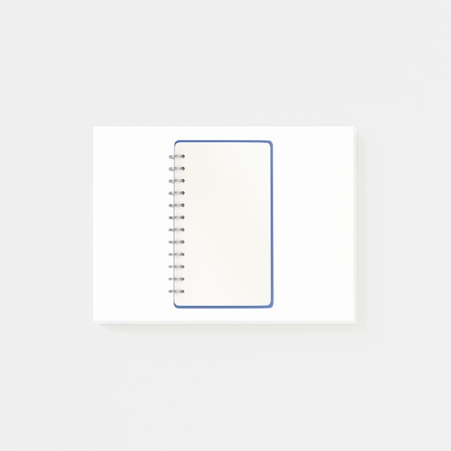 Bärbar spiral-dator post-it block (Framsida)