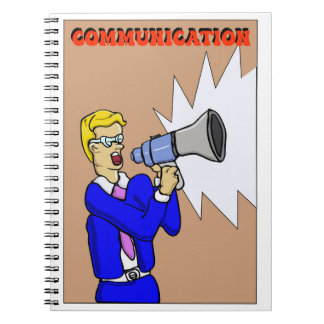 Bärbar spiral-kommunikation (Caderno-comunicado) Anteckningsbok