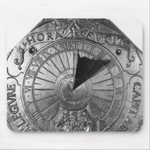 Bärbar Sundial, från det Sierk slottet 1756 Musmatta