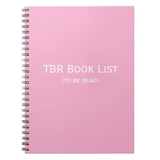 Bärbar TBR Bok-lista Anteckningsbok