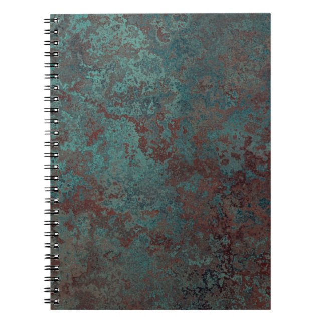 Bärbar utskrift av Corrosion "Copper" Anteckningsbok (Framsidan)