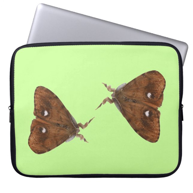 Bärbar Vapourer Moth-Bärbar dator Laptop Sleeve (Framsidan)