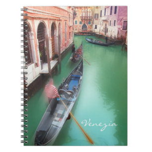 Bärbar Venedig-vintage Anteckningsbok