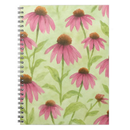 Bärbar Watercolor-Blommigt, tom, Journal Anteckningsbok