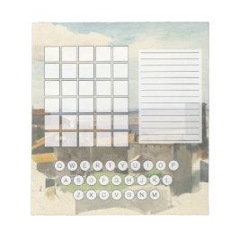 Bärbar Wordle Scratch Pad-dator - Tivoli Anteckningsblock