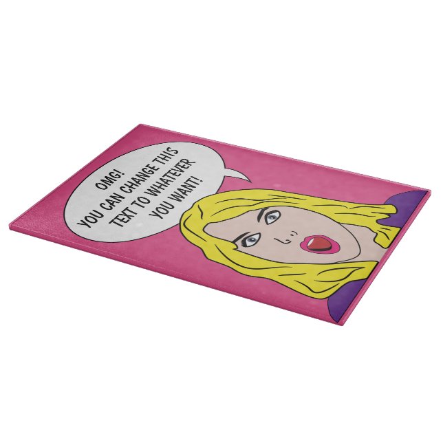 Bärbara anpassningsbar för FUNNY RETRO WOMAN (Hörn)