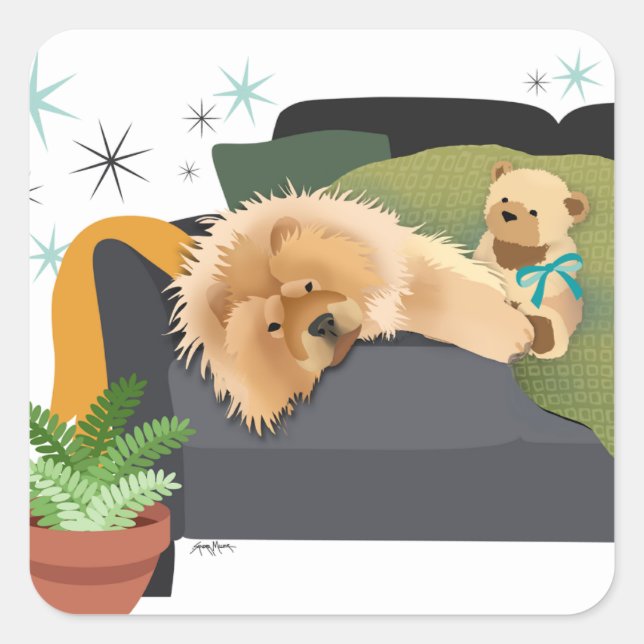 BÄRBARA AWAKE - KLIMSEKTORER FYRKANTIGT KLISTERMÄRKE (Framsida)