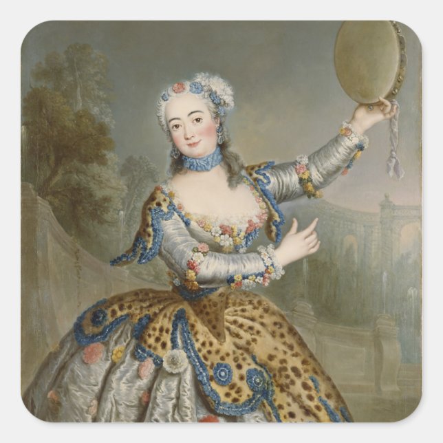 Barbara Campanini Fyrkantigt Klistermärke (Framsida)