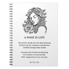 Bärbara datorn journal i ro i kärlek anteckningsbok