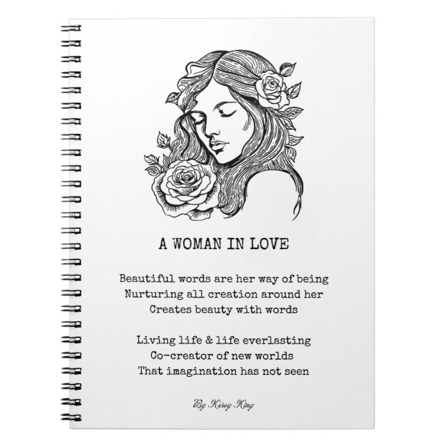 Bärbara datorn journal i ro i kärlek anteckningsbok (Framsidan)