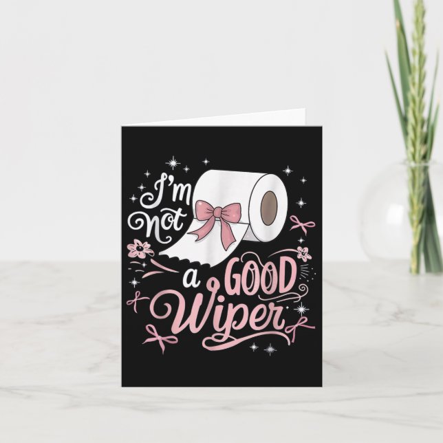 Bärbara fartyg är inte ett Bra Wiper-fel Kort (Framsida)