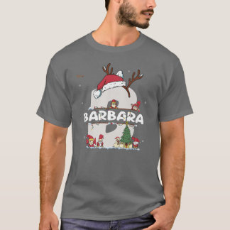 Barbara jul Barbara Namn för lustig Julafton T Shirt