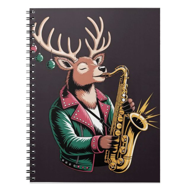 Bärbara julböcker - Festive Journal & Helgdag Anteckningsbok (Framsidan)