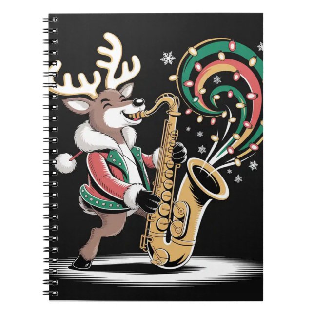 Bärbara julböcker - Festive Journal & Helgdag Anteckningsbok (Framsidan)