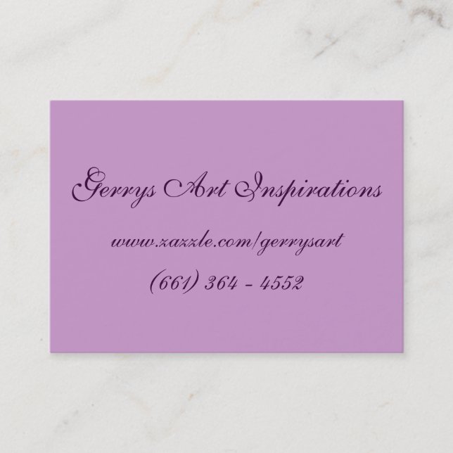 BÄRBARA KONSTVALLMOR VISITKORT (Framsida)