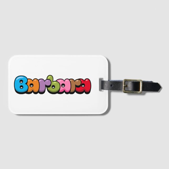 Barbara Luggage Tag Bagagebricka (Framsida horisontal)