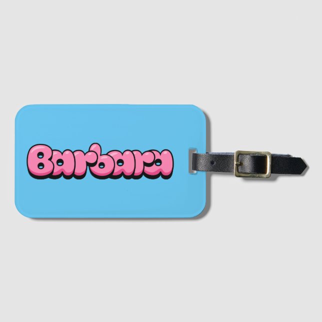 Barbara Luggage Tag Bagagebricka (Framsida horisontal)