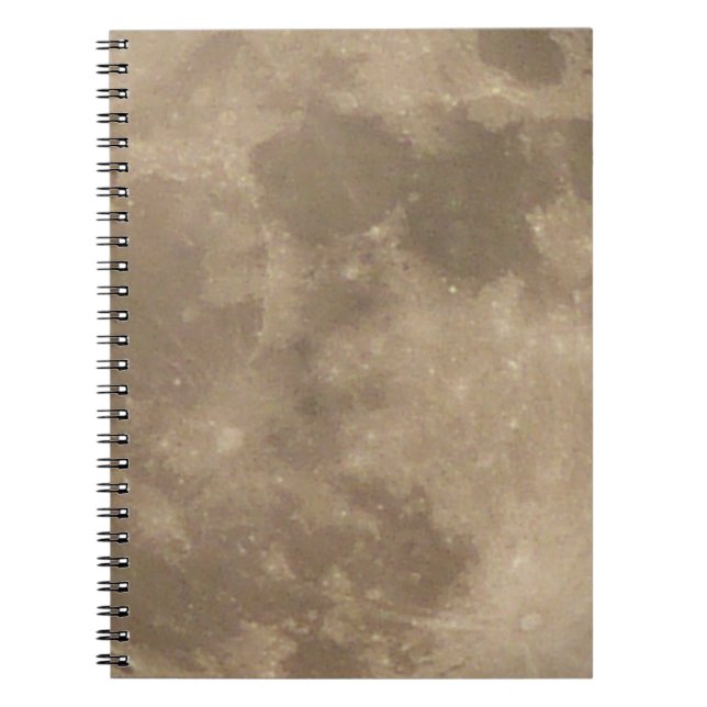 Bärbara måne-presentationer i full Moon Journal Bo Anteckningsbok (Framsidan)
