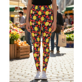 Bärbara och feta fruktskinn leggings