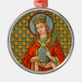 Barbara of Nicomedia (JP 01) Julgransprydnad Metall