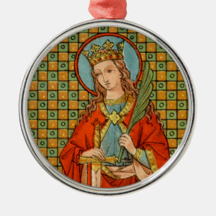 Barbara of Nicomedia (JP 01) Julgransprydnad Metall