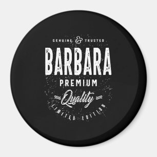 Barbara Personlig Namn Birthday Gift Magnet