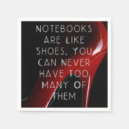 Bärbara rödhästar som pappra blöjor pappersservett