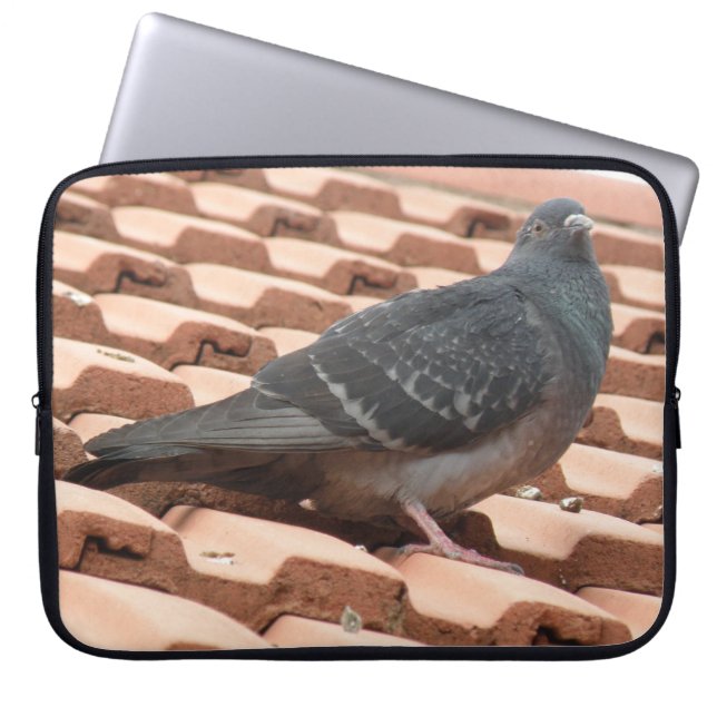 Bärbara Toftop Pigeon-fack Laptop Fodral (Framsidan)