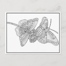 Bärbara vykort - färgkort