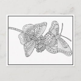 Bärbara vykort - färgkort