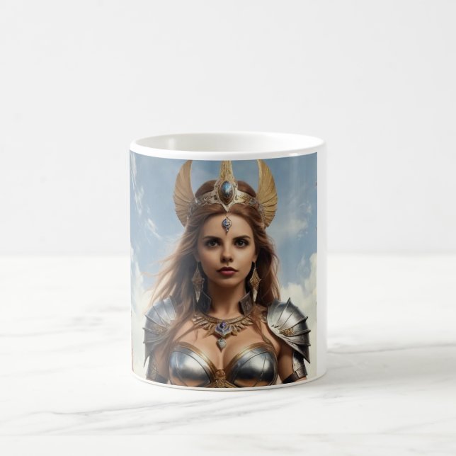 Barbarann DaVinci .2 Mugg, 11 oz Kaffemugg (Center)