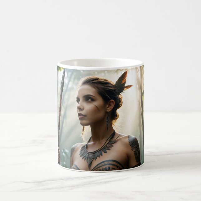 Barbarann DaVinci Mugg, 11 oz Kaffemugg (Center)