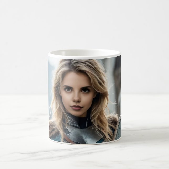 Barbarann DaVinci Mugg, 11 oz Kaffemugg (Center)