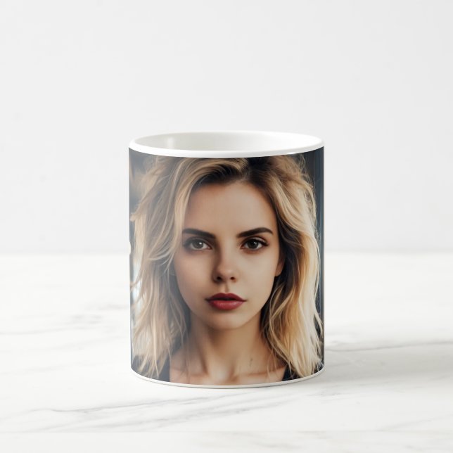 Barbarann DaVinci Mugg, 11 oz Kaffemugg (Center)