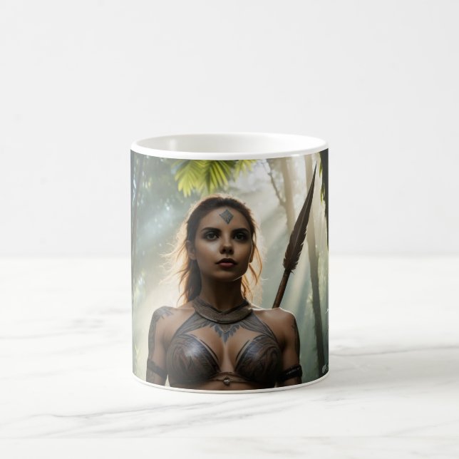 Barbarann DaVinci Mugg, 11 oz Kaffemugg (Center)