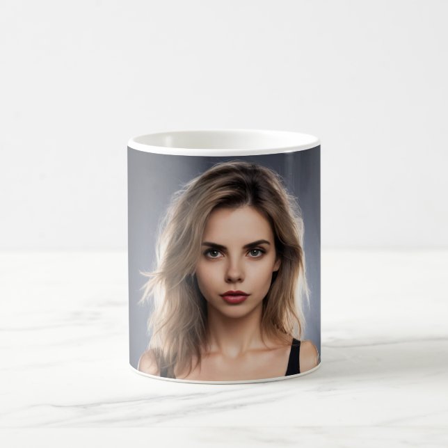 Barbarann DaVinci Mugg, 11 oz Kaffemugg (Center)