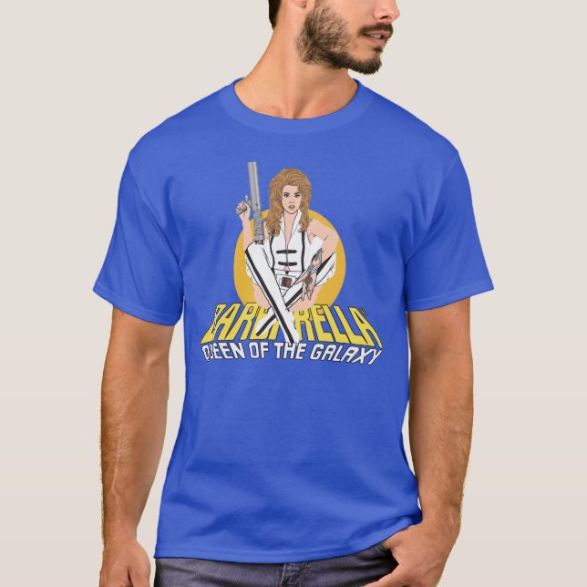 Barbarella rolig t shirt (Framsida)