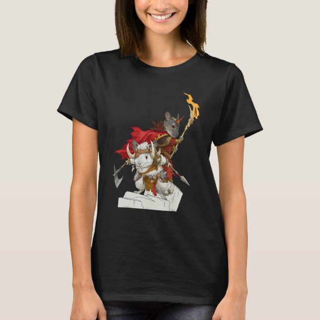 Barbarian Chinchilla Brothers  Chinchillas Holder  T Shirt (Framsida)