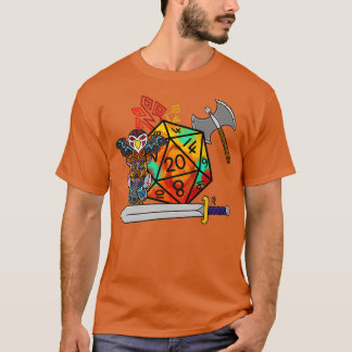Barbarian D20 T Shirt