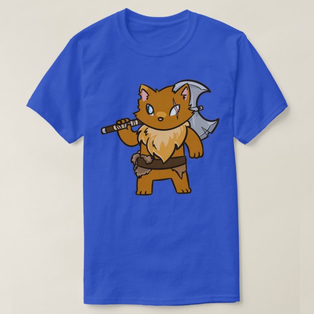 Barbarian Kattunge Classic TShirt T Shirt (Design framsida)