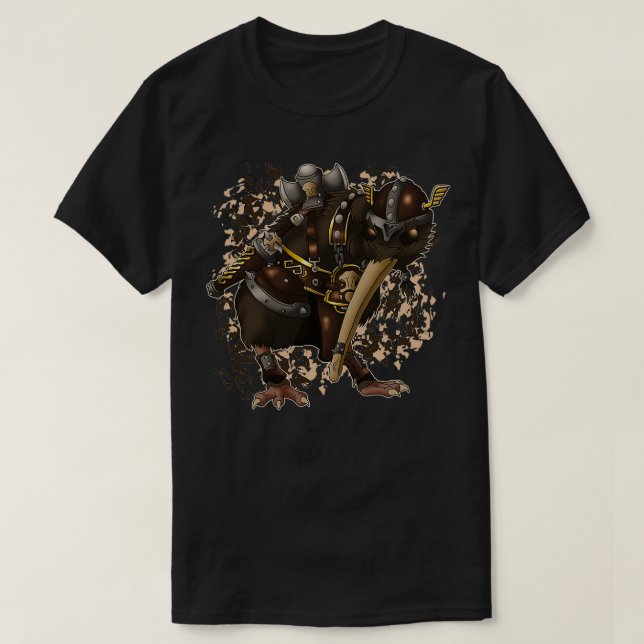 Barbarian Kiwi T Shirt (Design framsida)