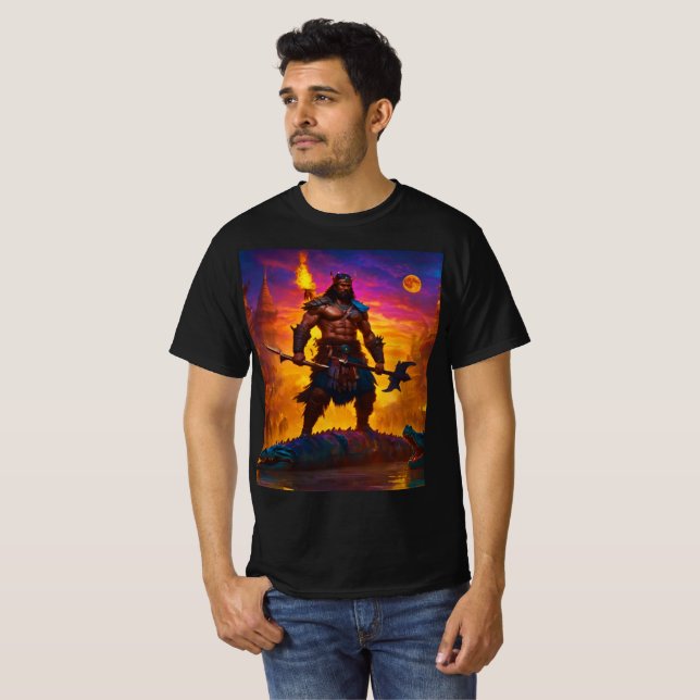 Barbarian Kung T Shirt (Hel framsida)