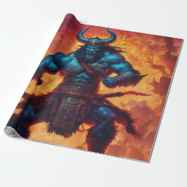 Barbarian Kung Wrapping Papper Presentpapper