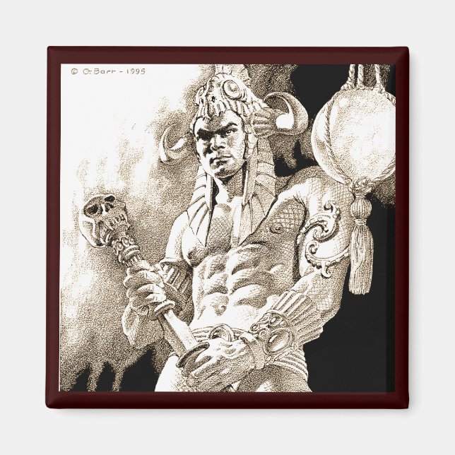 Barbarian Warrior Magnet (Framsidan)