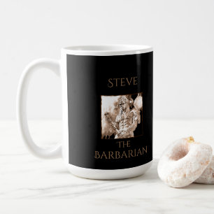 Barbarian Warrior Personlig Kaffemugg
